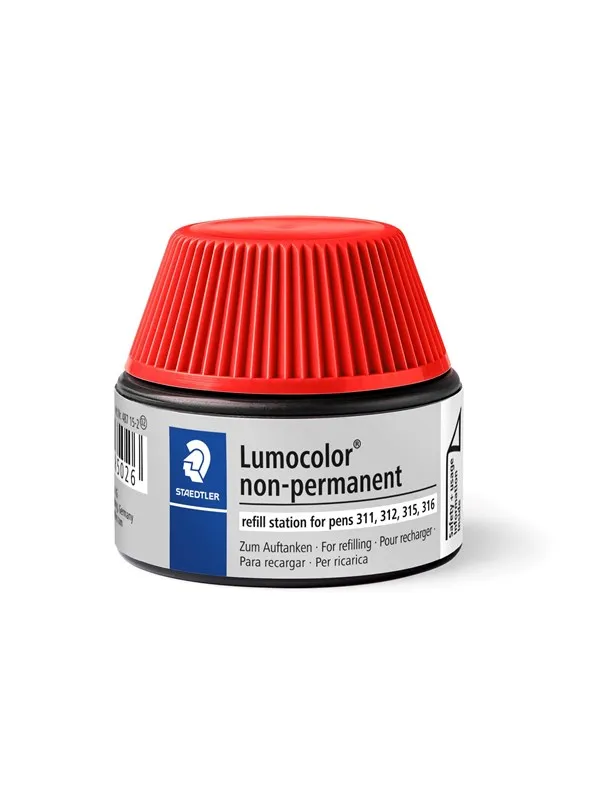 Staedtler Refill ink Lumocolor non-perm. 4 pcs Red