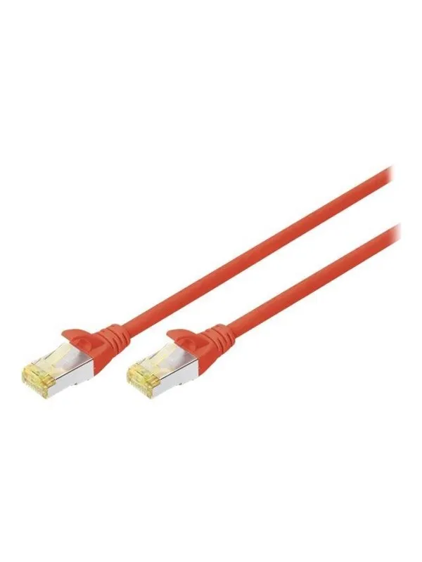 DIGITUS patch cable - 3 m - red - Rød - 3m