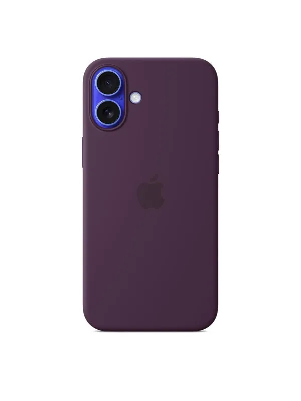 Apple iPhone 16 Plus Silicone Case with MagSafe - Plum