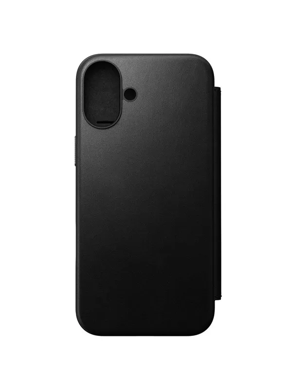 Nomad Modern Leather Folio - iPhone 16 Plus | Black |  Leather