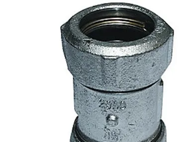 +GF+ Primofit compression coupling 1 1/4''x32 mm for steel pipe to PE pipe