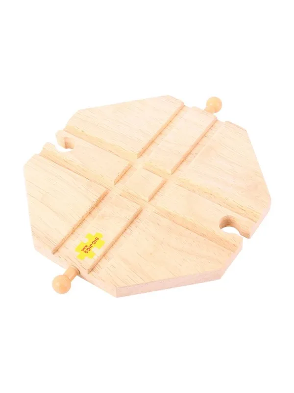 Bigjigs Wooden Rails - Crossing Plateau