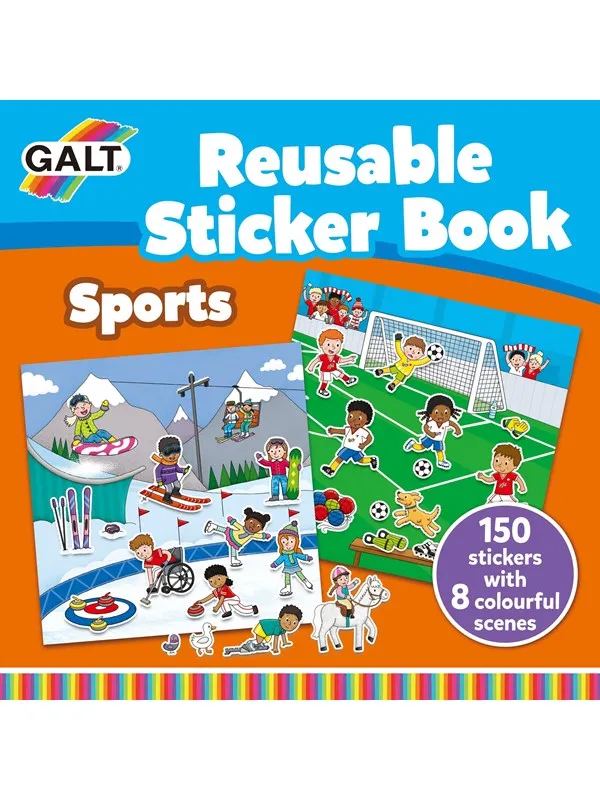 Galt Reusable Sticker Book - Sports