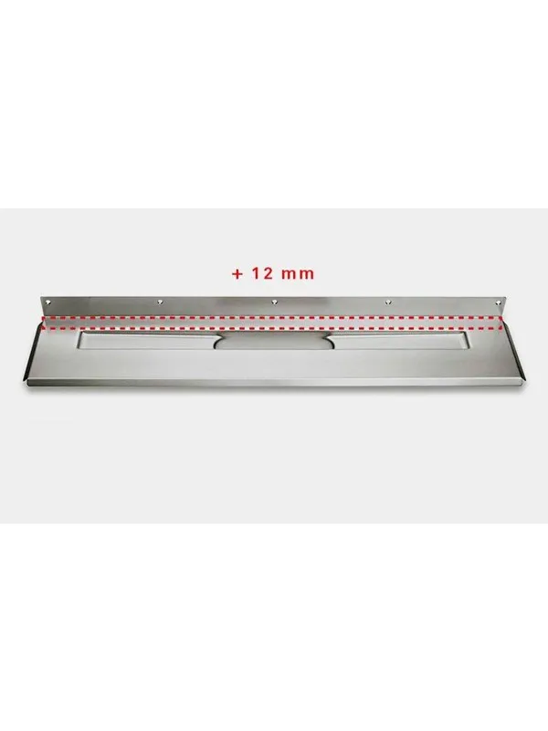 Unidrain Drain unit 1004 1200 mm Back flange - Extra deep + 12 mm
