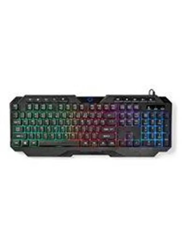 Nedis - keyboard - QWERTY - US - black Input Device - Gamingtastatur - Engelsk (USA) - Svart