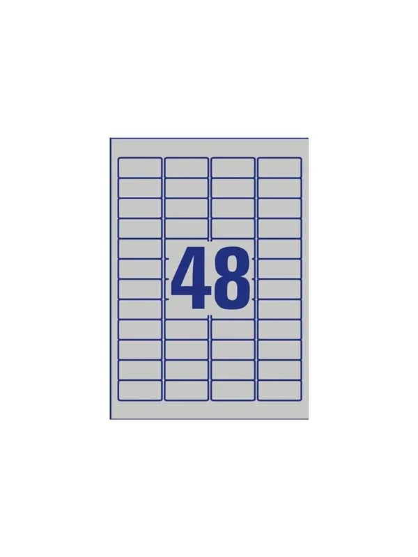 Avery Zweckform - labels - matte - 384 label(s) - 45.7 x 21.2 mm
