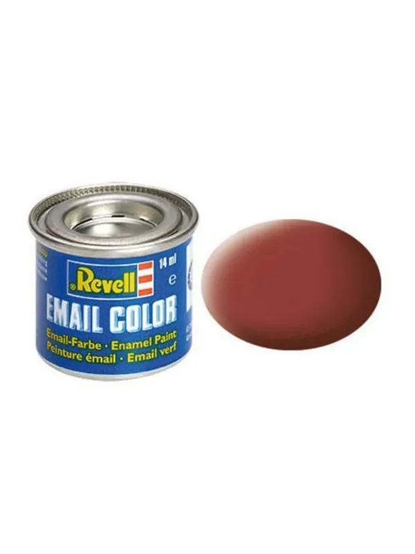 Revell Enamel Paint # 37 - Roof Tile-Red Matte