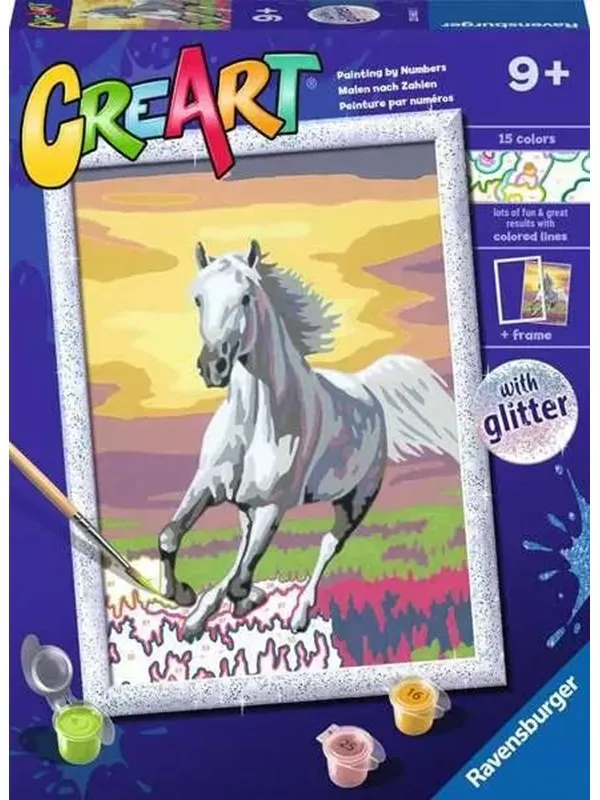 Ravensburger CreArt Painting by Numbers - Horse at Sunset
