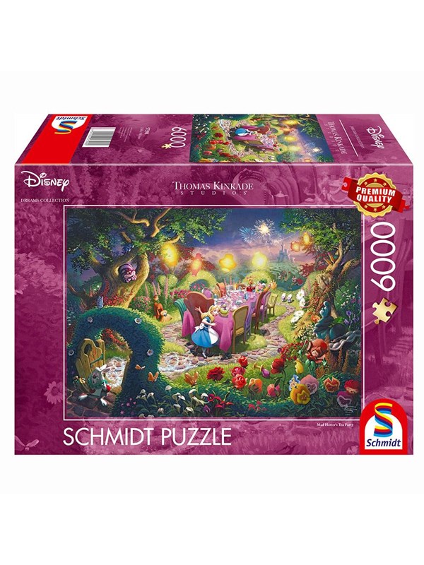 Schmidt Puzzle Thomas Kinkade: Disney Mad Hatter's Tea Party 6000 pcs