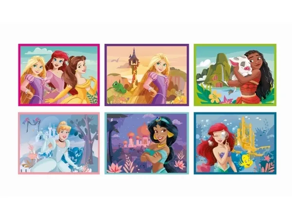 Clementoni Block Puzzle Disney Princess 12pcs. Blokk