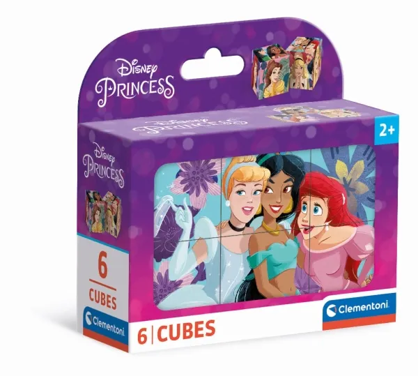 Clementoni Block Puzzle Disney Princess 6 pcs. Blokk