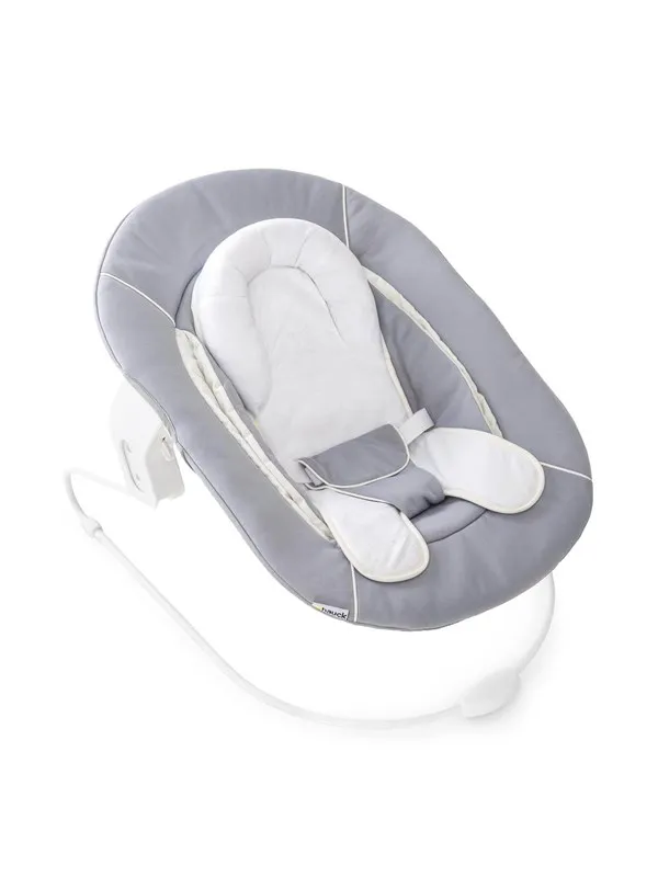 Hauck Alpha Bouncer 2in1 sitter and highchair seat Stretch Grey