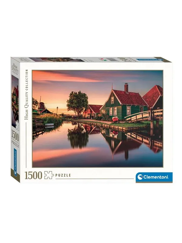 Clementoni Jigsaw Puzzle Zaanse Schans 1500 pcs. Gulv