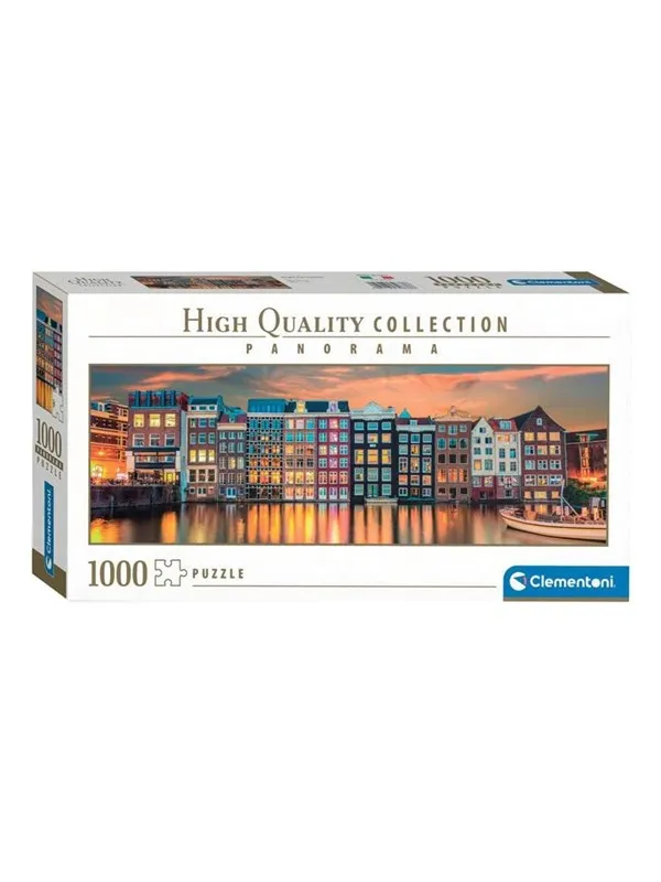 Clementoni Jigsaw Puzzle Panorama Bright Amsterdam 1000pcs. Gulv