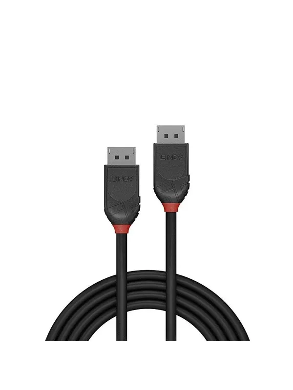 Lindy Black DisplayPort 1.2 Cable - 1m