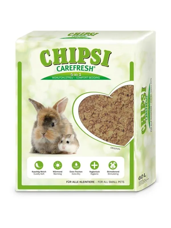 Carefresh Chipsi Soft Paper Bedding Original 60L