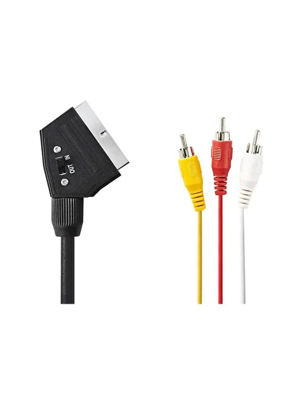 Nedis video / audio cable - composite video / audio - 1 m