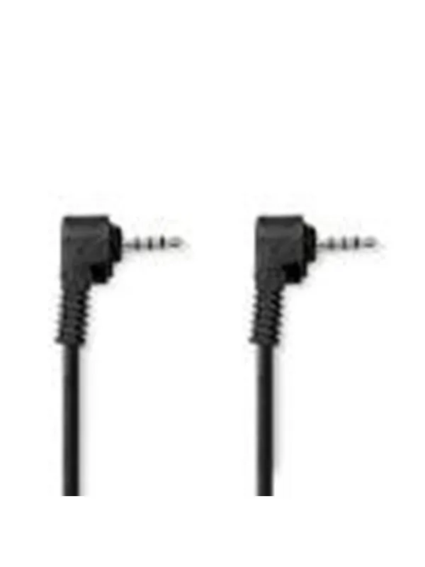 Nedis Audio Video Cable | 3.5 mm Male | Nickel Plated | 2.00 m | Round | PVC | Black