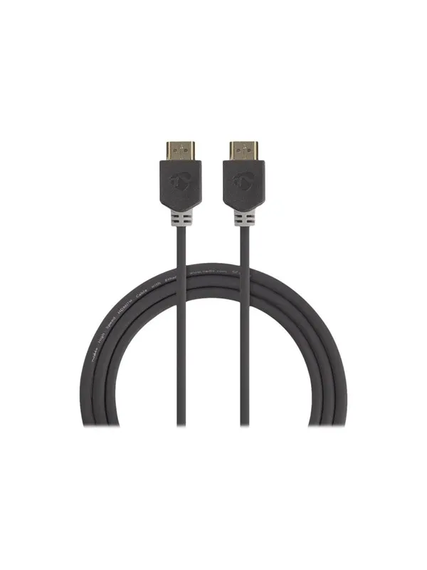 Nedis HDMI cable with Ethernet - 7.5 m