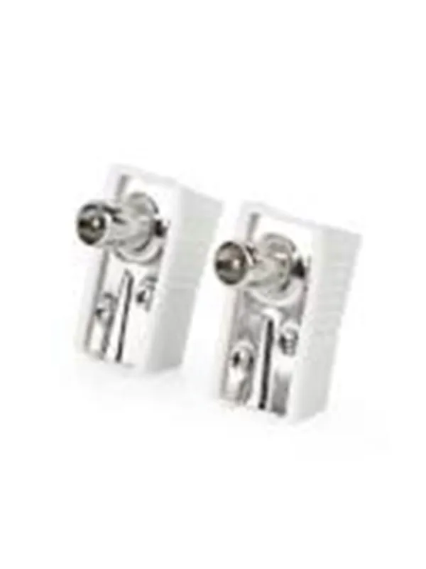 Nedis IEC (Coax) Connector | Angled | Male | Nickel Plated