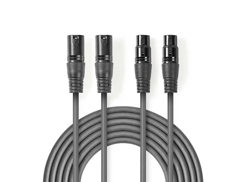 Nedis OnStage series audio extension cable - 1.5 m