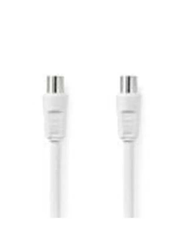 Nedis Coax Cable | IEC (Coax) Male | IEC (Coax) Female | Nickel Plated
