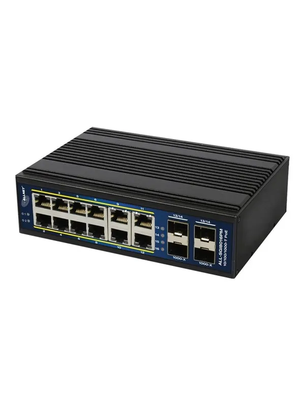 ALLNET ALL-SGI8016PM - switch - 12 ports - Managed