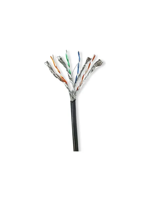 Nedis CCBG8599BK100S networking cable - Svart - 100m