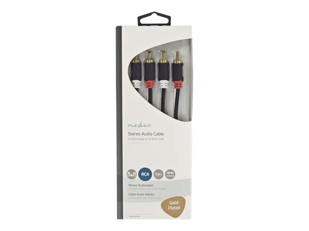 Nedis audio cable - 1 m