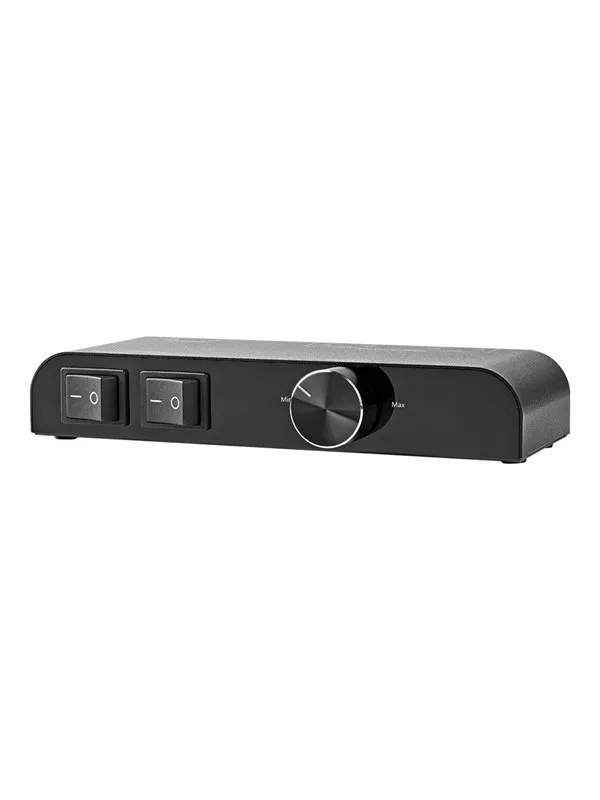 Nedis 2-Way Speaker Control Box - audio switch - 2 ports