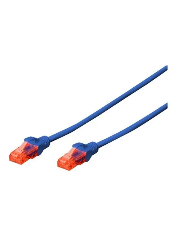 DIGITUS Professional patch cable - 5 m - blue - Blå - 5m