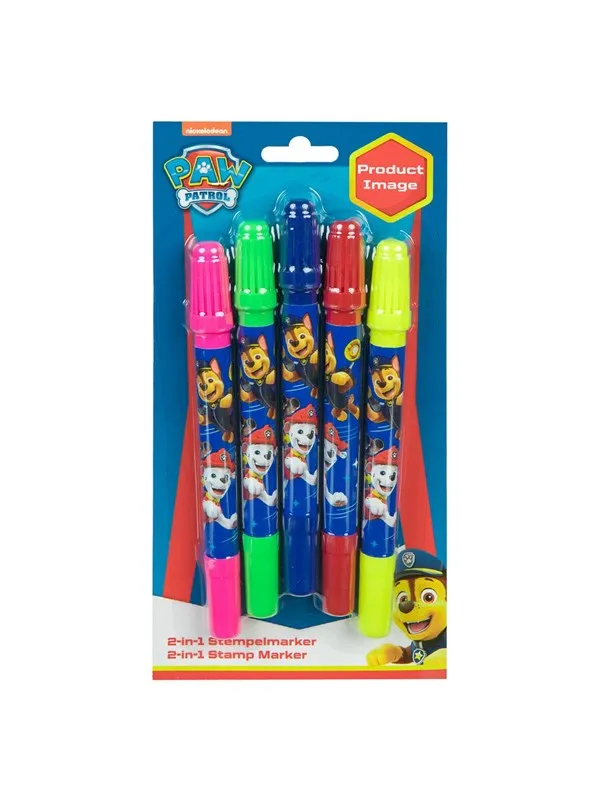 Undercover Stamp pen 2in1 PAW Patrol 4 pcs.