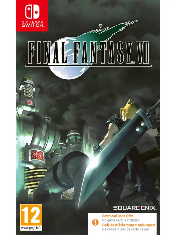 Final Fantasy VII (Code in a Box) - Nintendo Switch - RPG