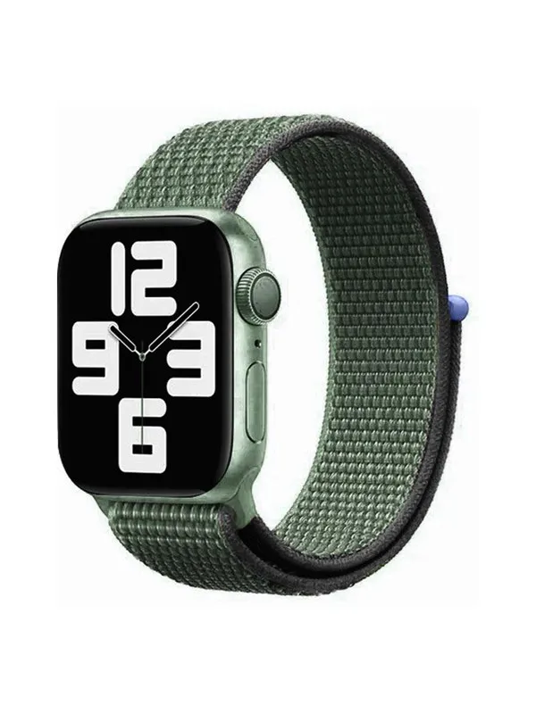 Lippa Apple Watch Nylon Strap 42/44/45/49 - Dark Green