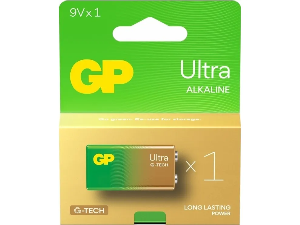 GP Ultra battery x 9V - Alkaline