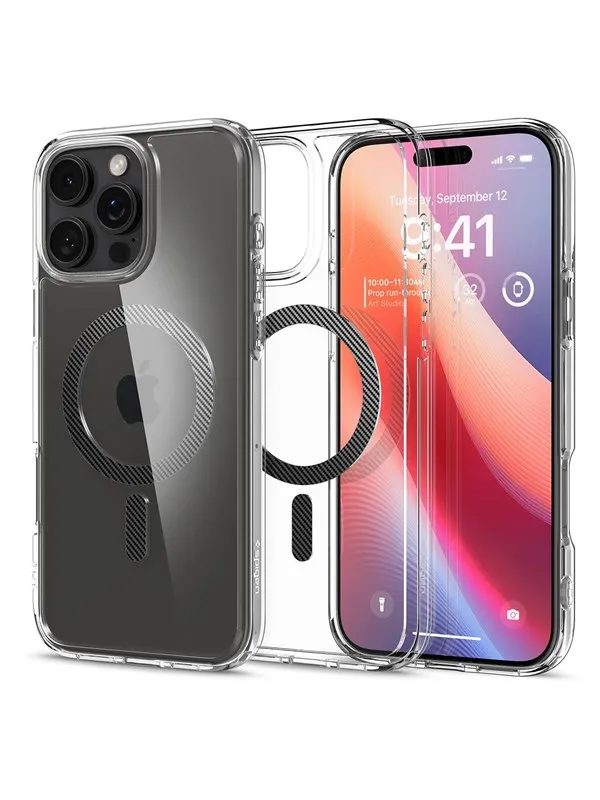 Spigen Ultra Hybrid MagSafe - carbon fiber - iPhone 16 Pro Max