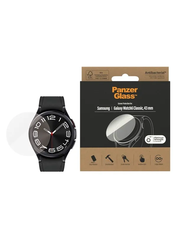 PanzerGlass Screen Protector Samsung Galaxy Watch6 Classic | 43mm