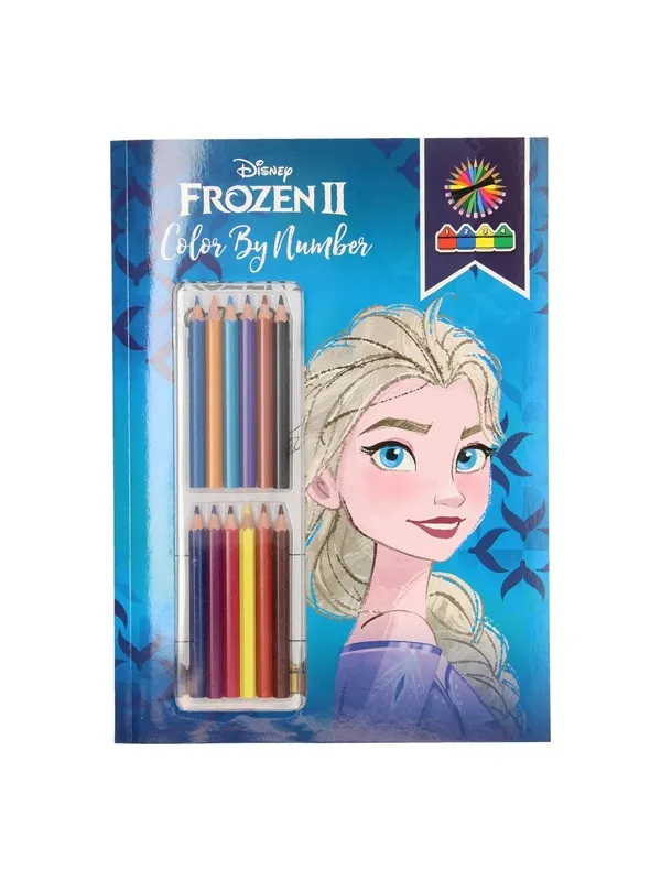 Boek Specials Nederland BV Color by Number - Frozen