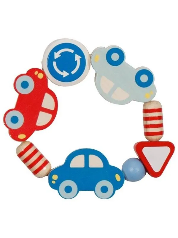 Goki Wooden Gripping Ring Cars