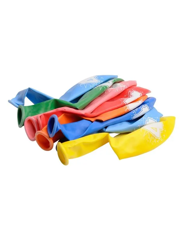 Folat BV Number Balloons 4 years 8pcs.