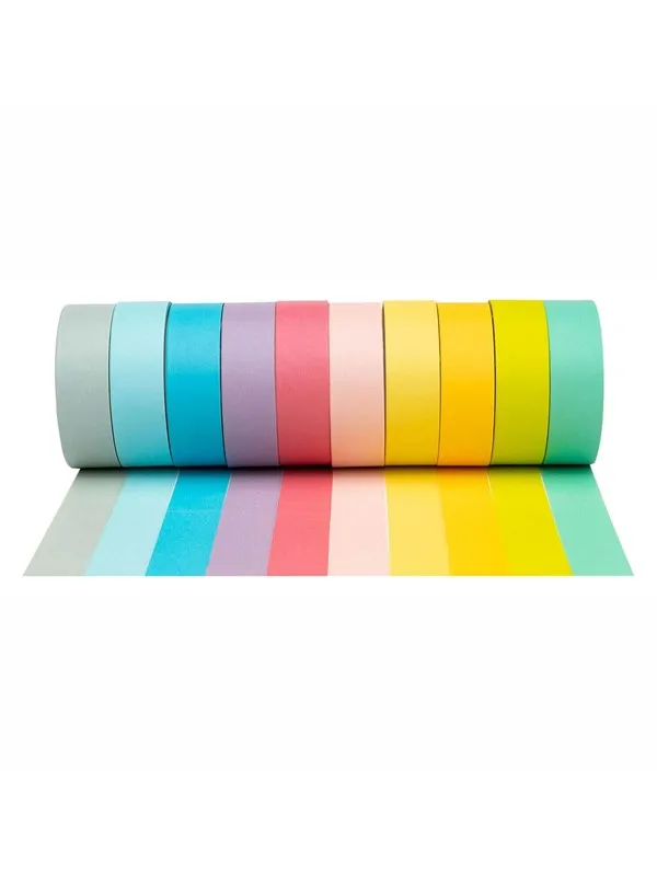 Colorations - Washi Tape Pastel Colors Set of 10