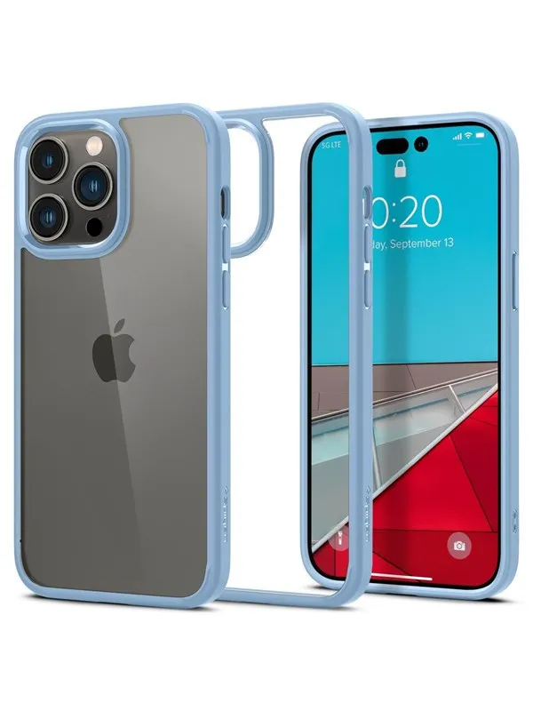 Spigen Crystal Hybrid - sierra blue - iPhone 14 Pro
