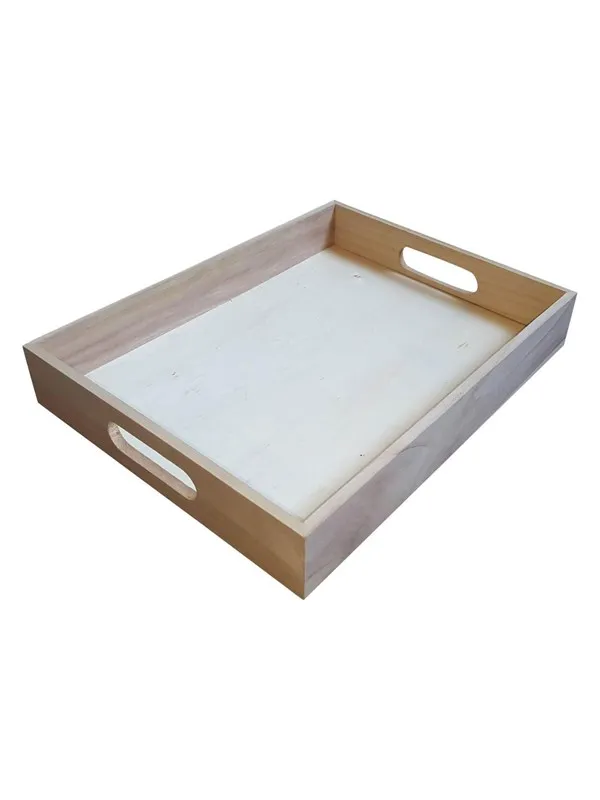 Playwood Tray Straight Pauwlownia Wood