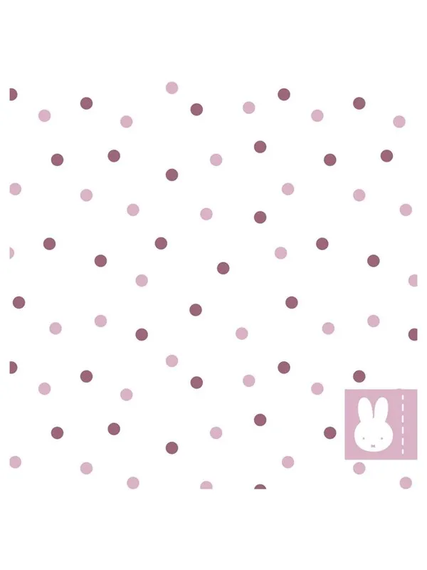Haza Witbaard Napkins Miffy Pink 20 pcs.