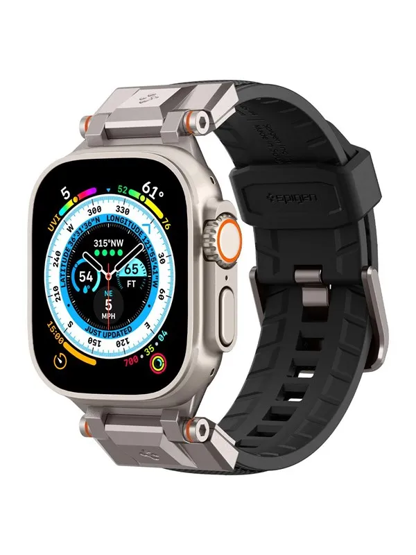 Spigen DuraPro Armor PU - black - Apple Watch 49mm/46mm/45mm/44mm