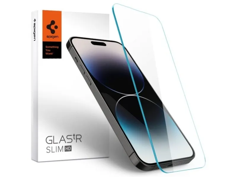 Spigen Glass tR Slim HD 1 Pack - Transparency Sensor Protection - iPhone 14 Pro Max