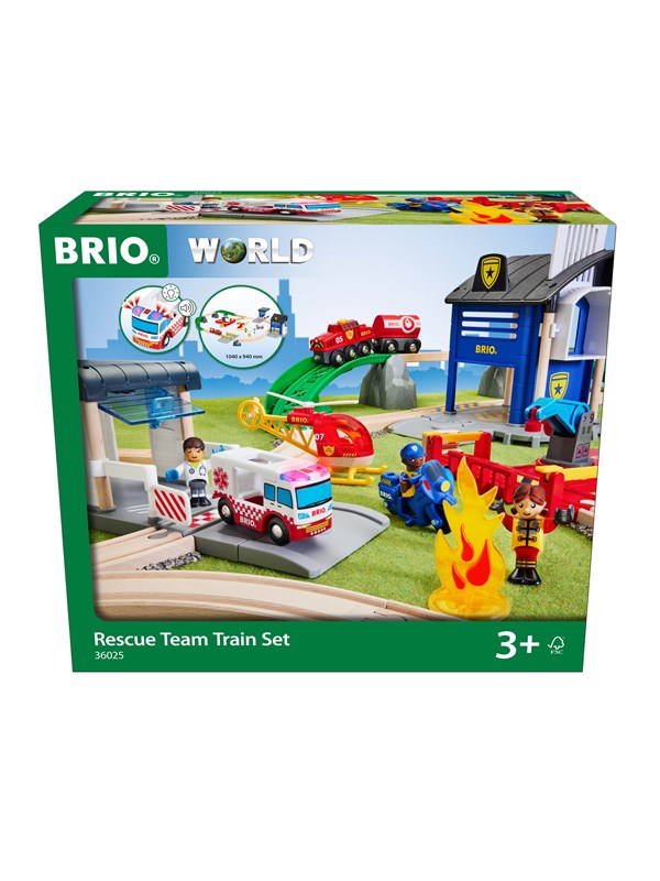 Brio 36025 Rescue Team Train Set