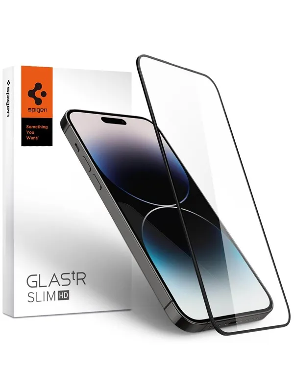 Spigen tR Slim HD 1 Pack - FC black - iPhone 14 Pro Max