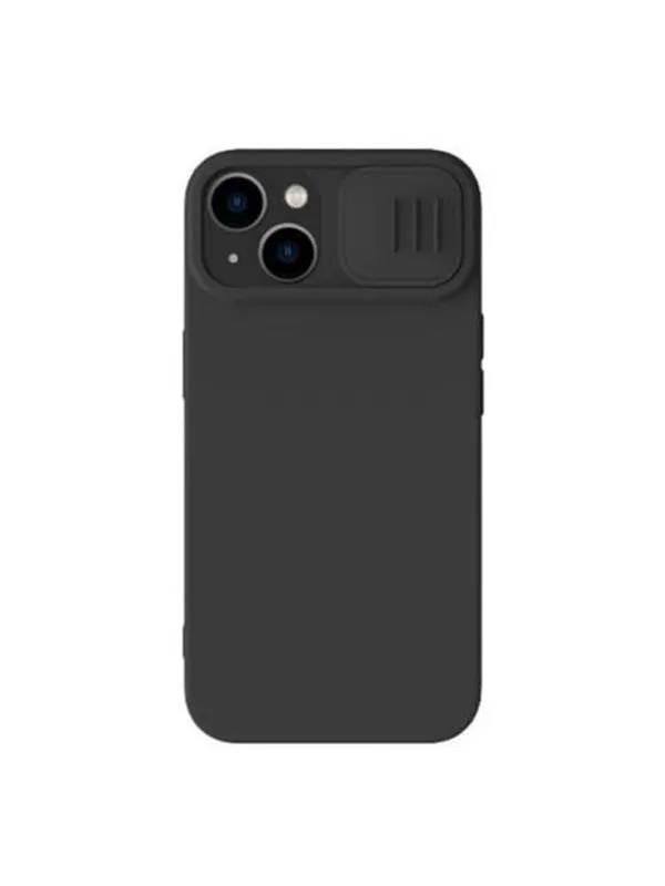 Nillkin CamShield Silky Silicone Case for iPhone 15 Plus (black)