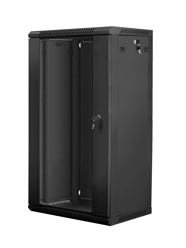 Lanberg WF01-6422-10B - 22U - Wall Mount Rack Cabinet
